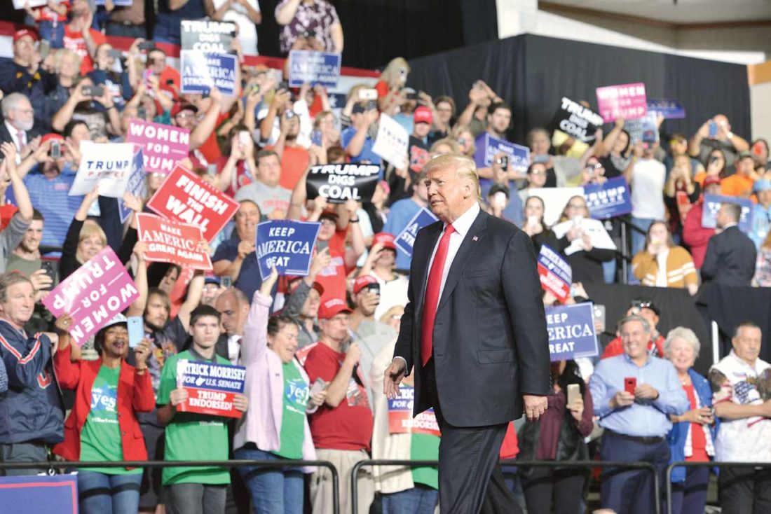 Wv Trump Rally Trump rallies base in Wheeling - News and Sentinel
